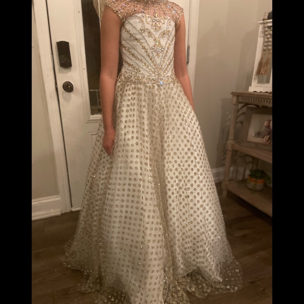 Girls pageant dress